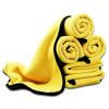 Lint-Free, Double-Layer Absorbent Car Wash Towel - Thick, No Mark Cleaning Cloth for Home and Car Use.
