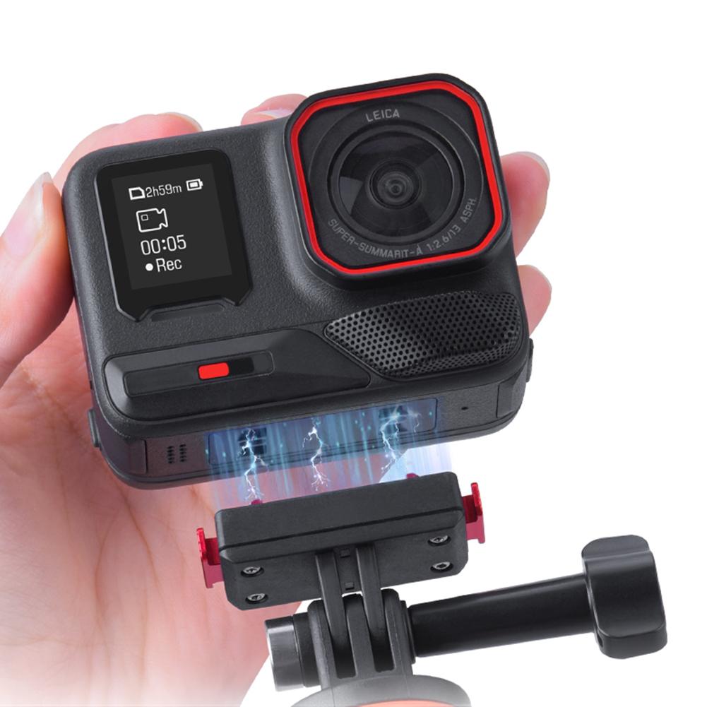 Magnetic Quick Release Mount Base Plate Stand Holder Expansion Adjustable Base Mount Bracket for Insta360 Ace Pro 2/Ace Pro/Ace