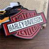 Wasserdichter Aufkleber mit Totenkopf & Flügeln für Retro Harley Metall Logo Modifikation Geeignet für Motorrad & Auto Tankdeckel zum Abdecken von Kratzern