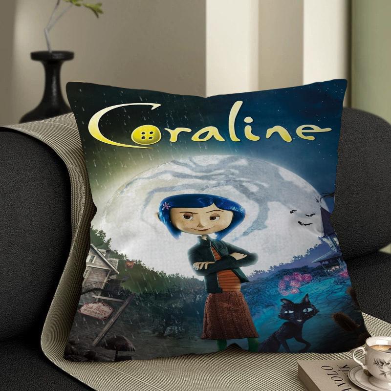 Coraline Cushion Cover 30x50 Polyester Sofa Cushions Decorative Throw Pillows Home Decoration Pillowcover