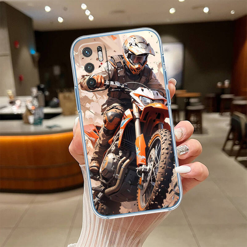 Motorcycle Racing Case for Motorola E7 E22 E20 E13 E15 E22S E30 E40 G10 G20 G04 G22 G23 G05 G75 G35 G55 G6 G7 G8 G9 Plus Power Play