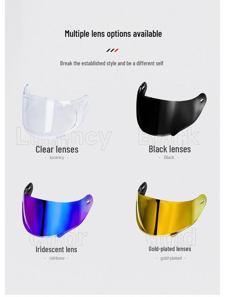 3C Standard Full Face Helmet: Stylish, Safe, Unisex Summer Motorcycle Helmet