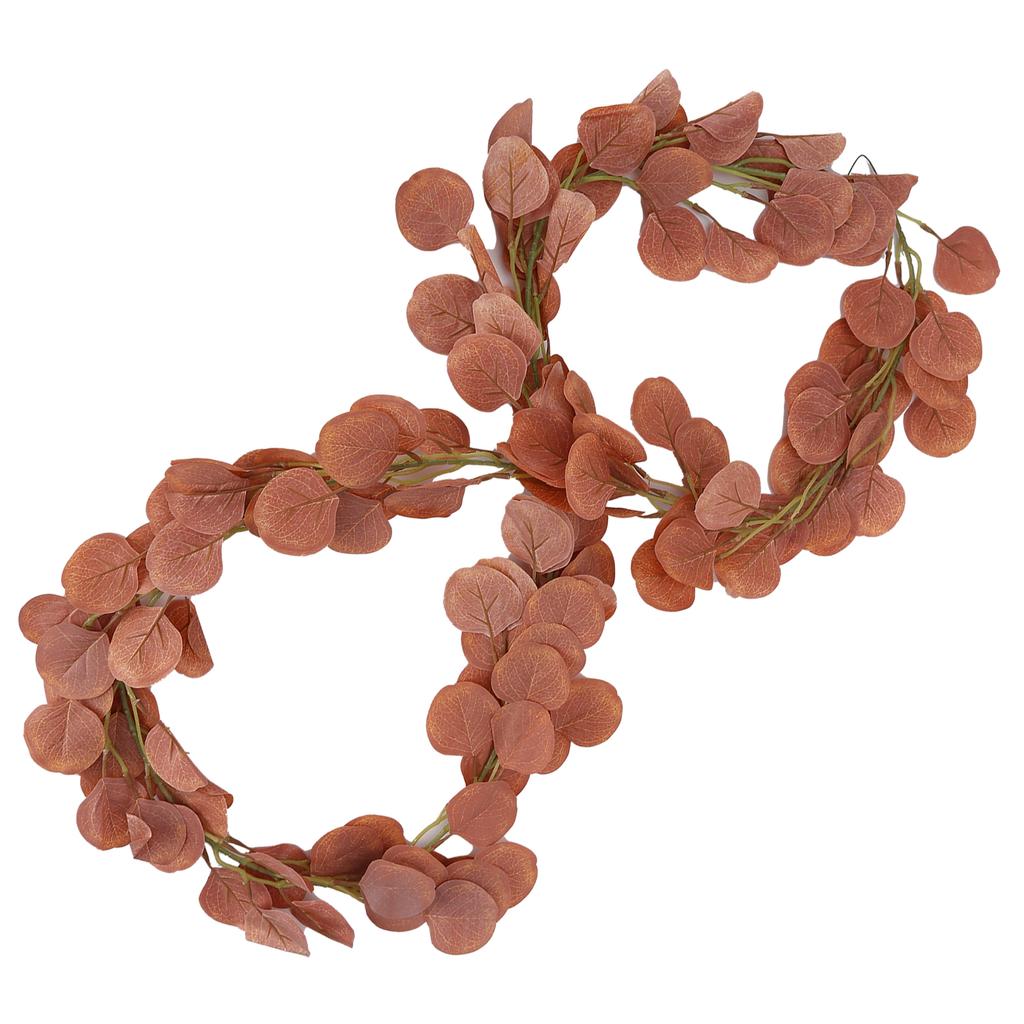 Künstliche Blätter Stoff Simuliert Exquisites Grün Eukalyptusgirlande für Zuhause Hochzeit