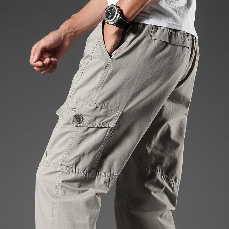 Heren Cargobroek Heren Katoen Overalls Outdoor Broek Grote Maat 6XL Kleding Camo Wandelbroek