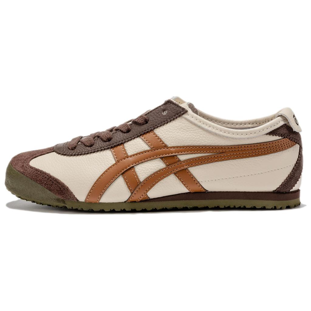 New Onitsuka Tiger MEXICO 66 Anti Slip Wear Resistant Low Top Casual Shoes Unisex Beige Umber Brown 1183B771-251