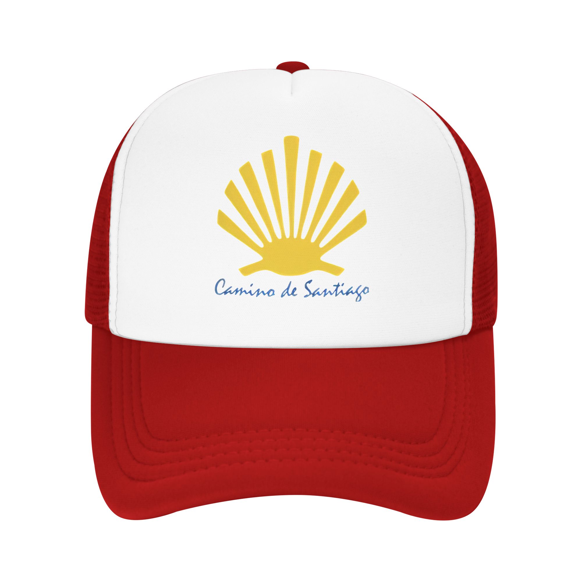 

Mesh Sun Hats Camino de Santiago The Way to Santiago Buen Camino Spain Baseball Cap Trucker Hat WoUnisex SunProof Baseball Caps One Size