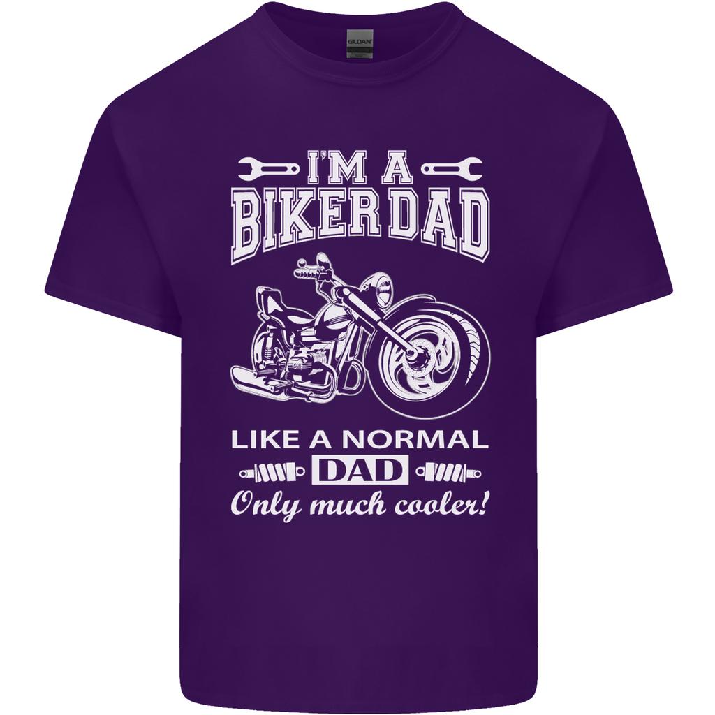 Biker A Normal Dad Fathers Day Motorcycle Unisexs Light Cotton TShirt