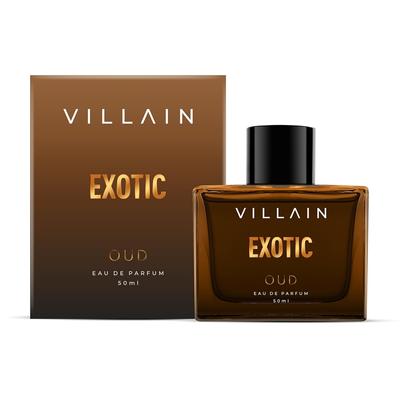 VILLAIN Exotic OUD Luxury Premium Long - Lasting Fragrance Eau De Perfum for Men - 50 Ml