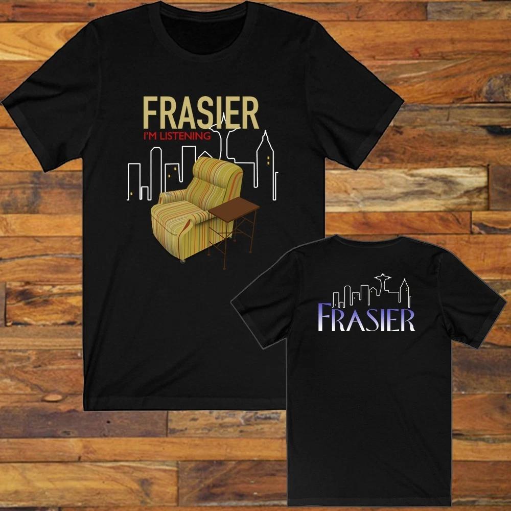 Frasier Seattle TV Show Men s Black S-5XL XXL