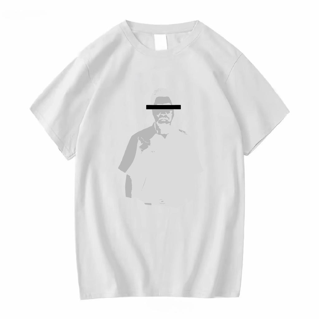 2025 New Essential Cotton Unisex T-Shirt Fashion Printing Soft Breathable Crew Neck Fashion Men's and Women's T-Shirts One Piece