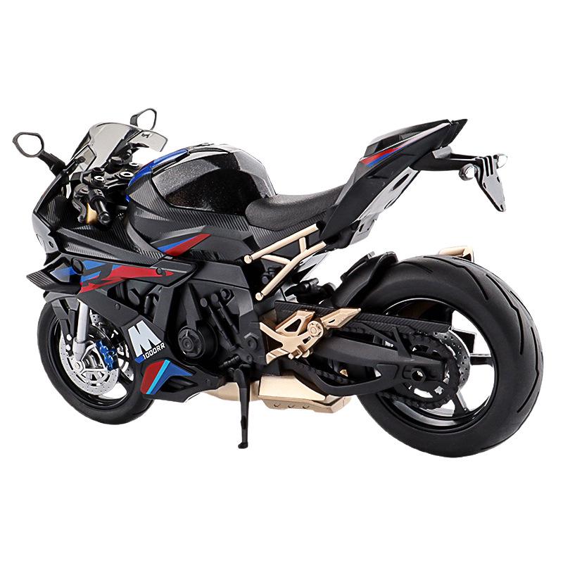 Alloy 1:10 BMW S1000RR Motorcycle Model with Sound and Light Features