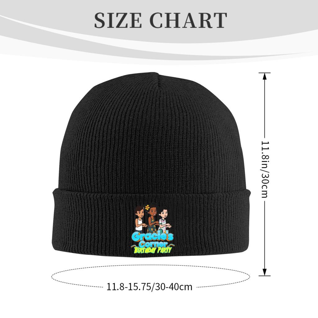 Gracies Family Corner Cute Phonic's Song Winter Skullies Beanies Hat Warm Autumn Knitted Hats Bonnet Caps for Women Men