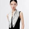 100% Mulberry Silk Classic Square Scarf for Women