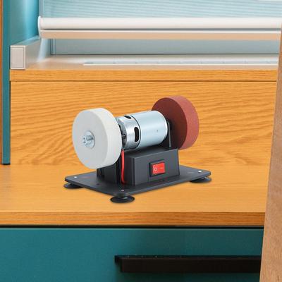 Mini Bench Grinder Accessories, US Plug, Versatile Tool for Crafts, Sharpening And