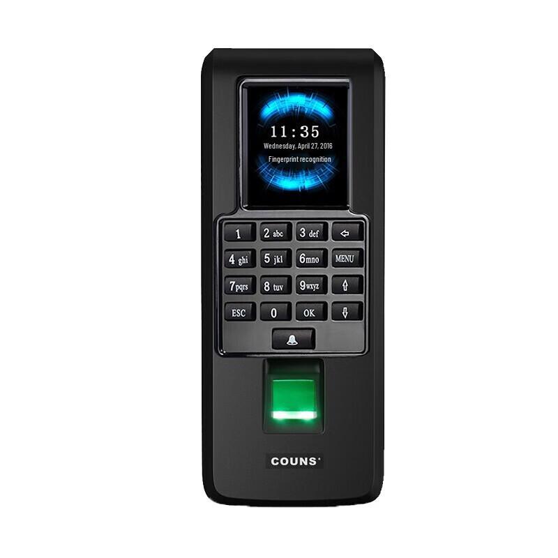 

COUNS Fingerprint & Card Access Control System CN plug (adapter included)