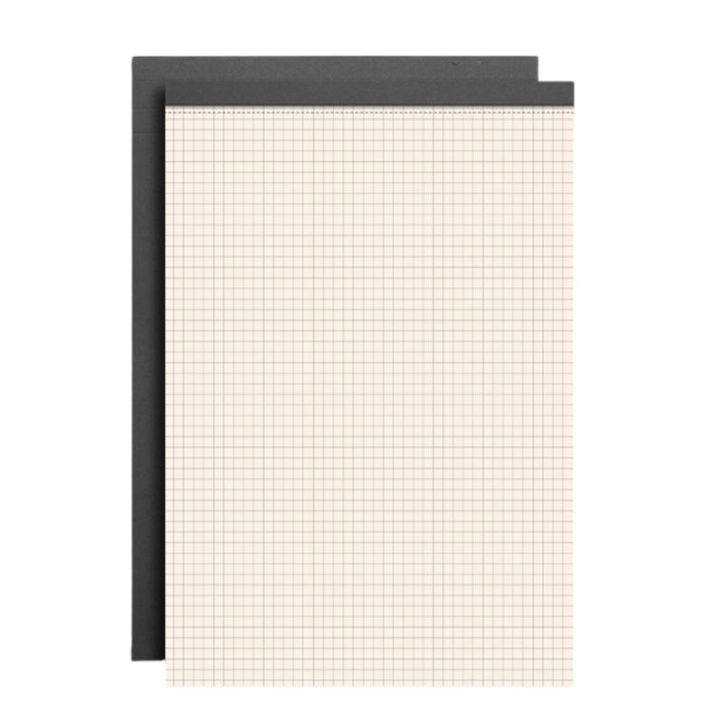 A 4 Grid Paper Pad Graph Paper Notebook with Cardboard Backing Graph Paper Pads 80 Sheets for Designing 1