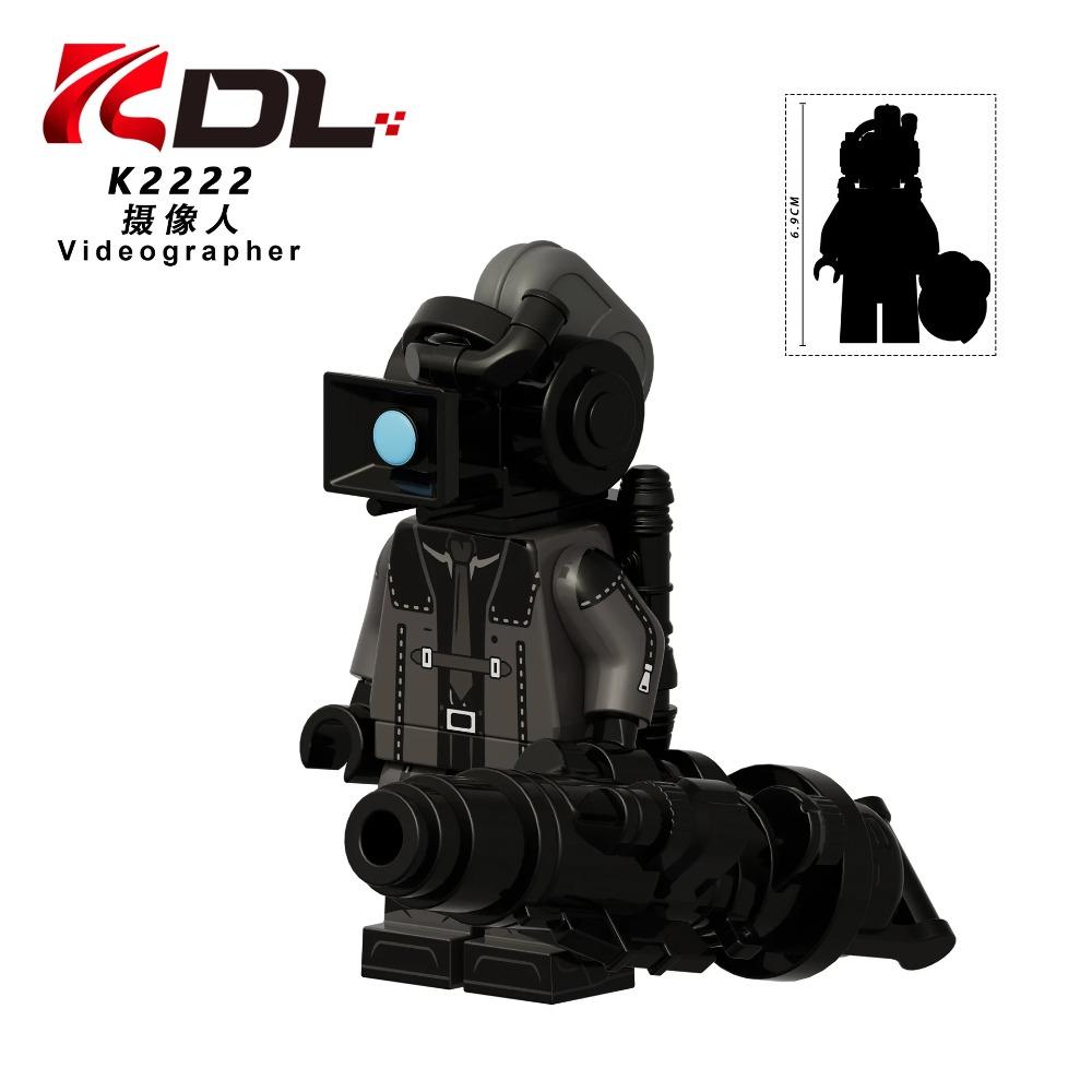 Skibidi Toilet MOC Abstract Robot Building Blocks Compatible With LEGO Monitor TV Man Delicate Figures Mini Model Bricks Toys