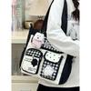 Borsa a Zaino Ulzzang Dolce e Carina Esposizione Fumetti Borsa a Spalla Uniforme JK per Pendolarismo e Uscite Borsa a Tracolla Donna Y2K
