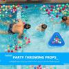 Interactive Inflatable Triangle Cup Holder PVC Float Bathing Pool Toy  Outdoor Lawn Parties