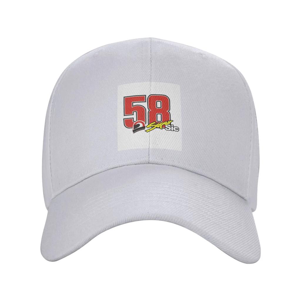 Unisex Baseball Hats Marco Simoncelli 58 Super Sic Outdoor Streetwear Summer Sports Baseball Caps Hip Hop Cap Casquette Hats