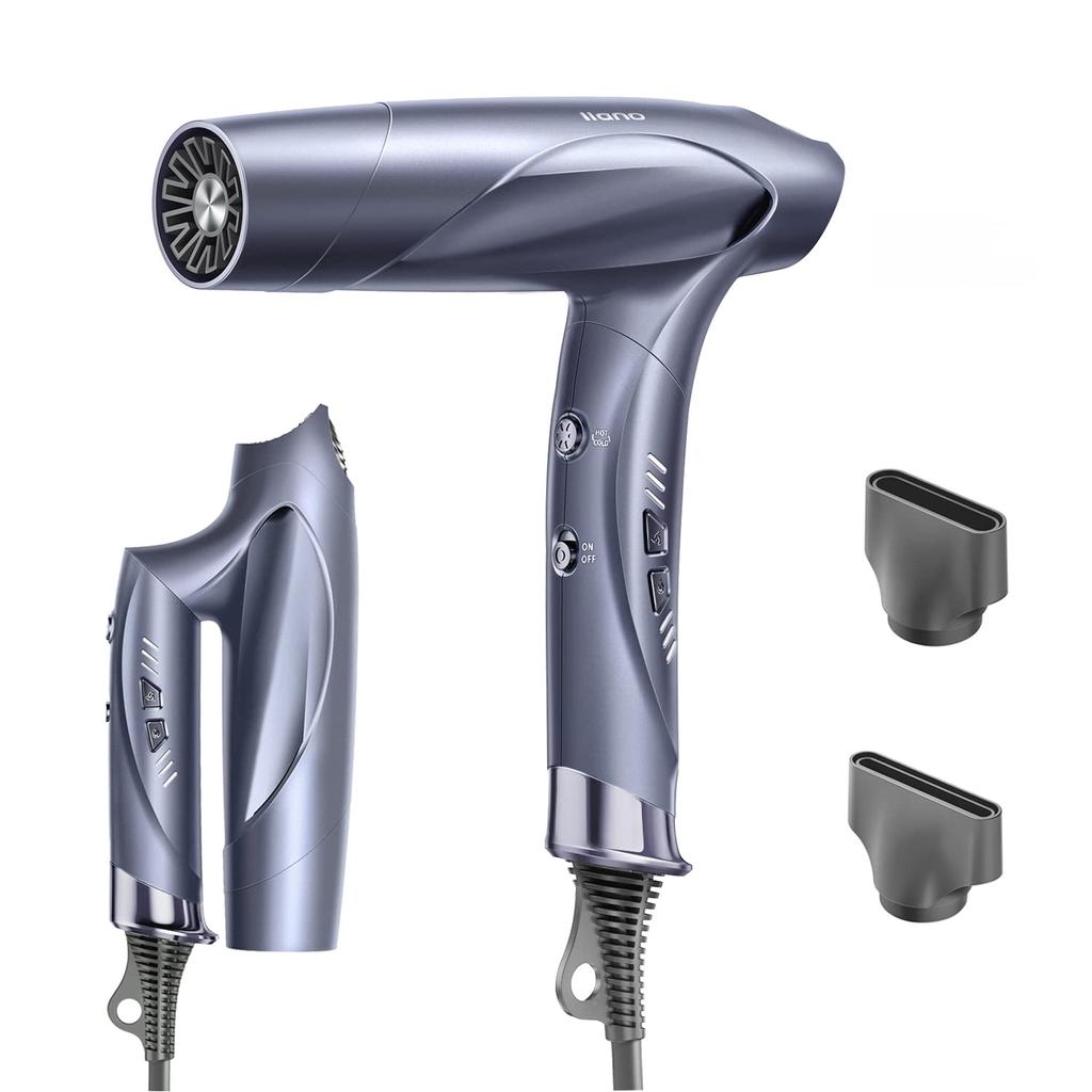 llano Hair Large Air High Wind Salon Quick 21 Equipped with Neutralizing Ions Rhythm Heat Damage Ion High For Home Travel For PSE Does Not Include