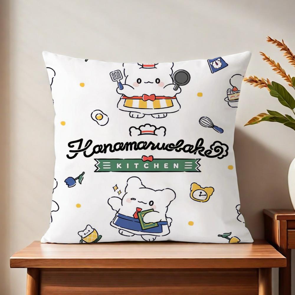 Hhanamaruobakee cartoon cushion cover For Pillow Printing Sofa Decoration Home Car Room Coffee Shop Office Nordic Simplicity
