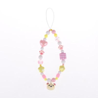 1/2 Stück Rosa Taschenanhänger Schlüsselband Seil Rilakkuma Bär Handy Anhänger Schlüsselanhänger Kette Mädchen Frauen Handyhülle
