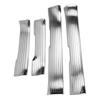 4PCS Door Sill Scuff Plate Guard Protector Trim Stainless Steel Polished Self Adhesive for Tacoma 2024 Silver Brushed