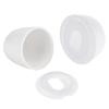 6PCS Bathroom Screw Covers Plastic Rustproof Caps Strong Elegant Finish for Toilet Sink Cabinet & Household Fixtures