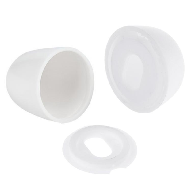 6PCS Bathroom Screw Covers Plastic Rustproof Caps Strong Elegant Finish for Toilet Sink Cabinet & Household Fixtures