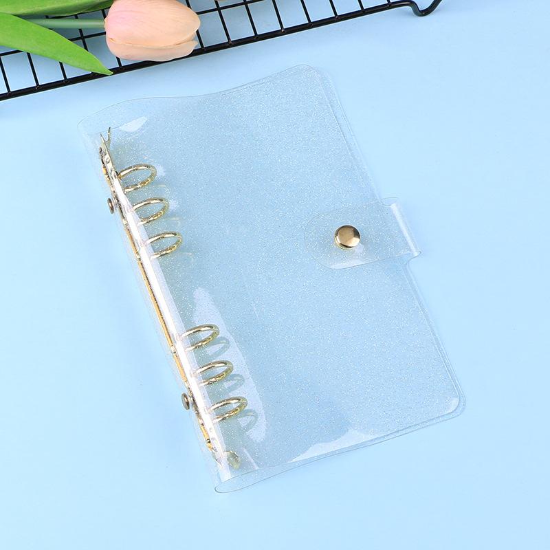Diary A7 A6 A5 Transparent Loose Leaf Binder Notebook Inner Core Cover Note Book Journal Planner Office Stationery Supplies