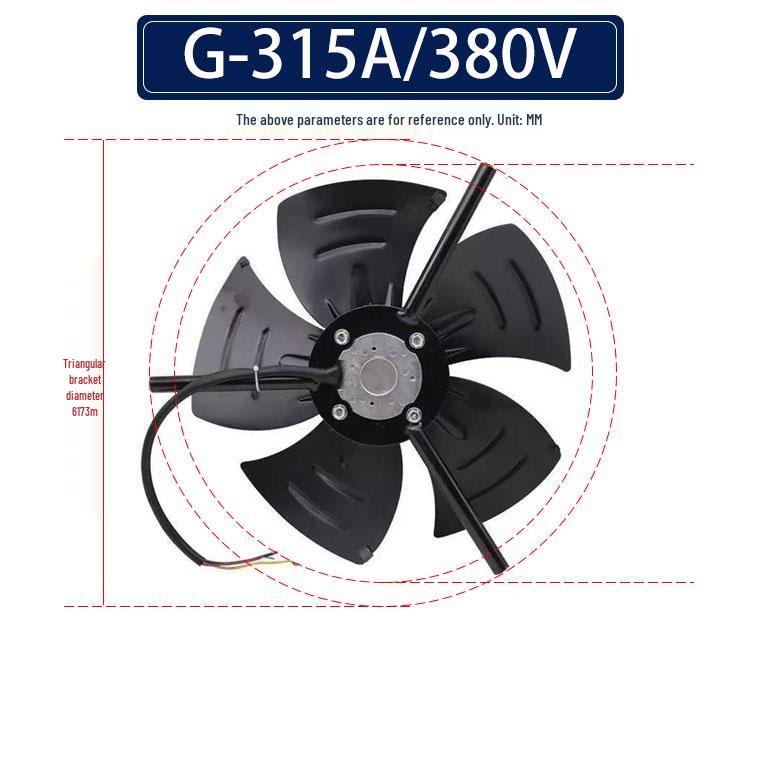 G-type 380V Variable Frequency Motor Cooling Fan with External Rotor