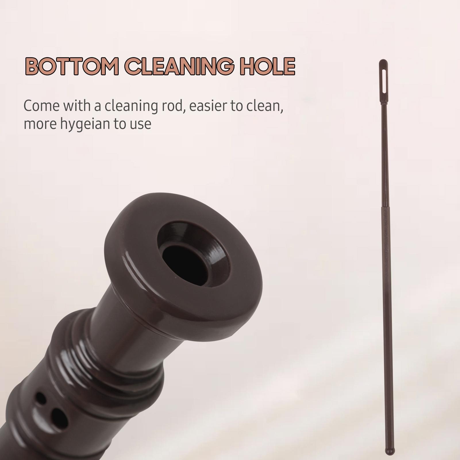 

J32 ABS Сопрано Дескант Блокфлейта Немецкая Аппликатура 8 Отверстий Тональность G Аппликатура Блокфлейта Инструмент с Чистящим Шомполом для Детей кофейный