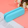 Colorful Silicone Pencil Case Waterproof Large Capacity Pouch Pen Bag Korean Aesthetic Stationery for Girls Kids School Supplies