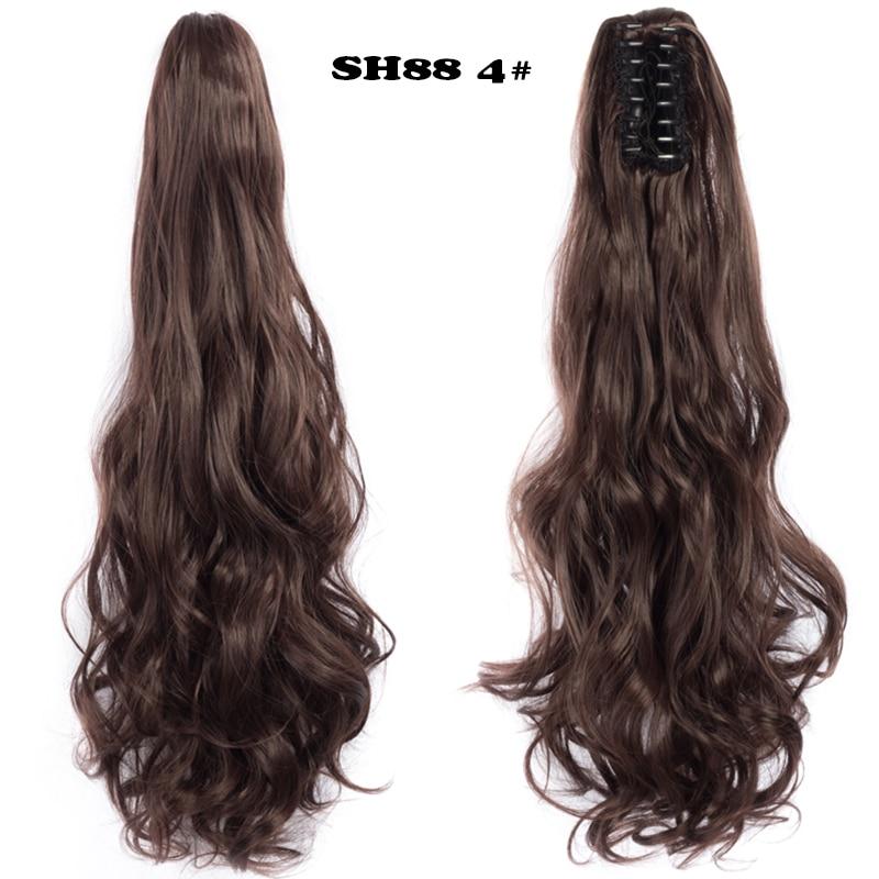 MERISIHAIR Pferdeschwanz-Haarverlängerung mit Klaue, synthetisches Pferdeschwanz-Verlängerungshaar für Frauen, Pferdeschwanz-Haar-Haarteil