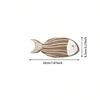 Wooden Fish Wall Decor Beach Nautical Coastal Theme Fish Wall Sculpture Wood School of Fish Wall Art Lake House Ocean Decor Vintage Ornaments