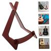 Totority Sanshin Stand, Wooden Removable Design, Stable Floor Stand, Multifunctional Instrument Holder, Compatible with Violin and Banjo, Simple and