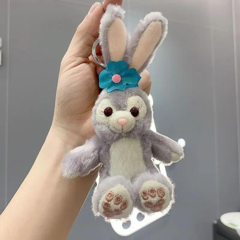 Stellalou Plush Small Pendant Linabell Cartoon Car Key Doll Key Pendant Kawaii Backpack Pendant Girls Birthday Gifts