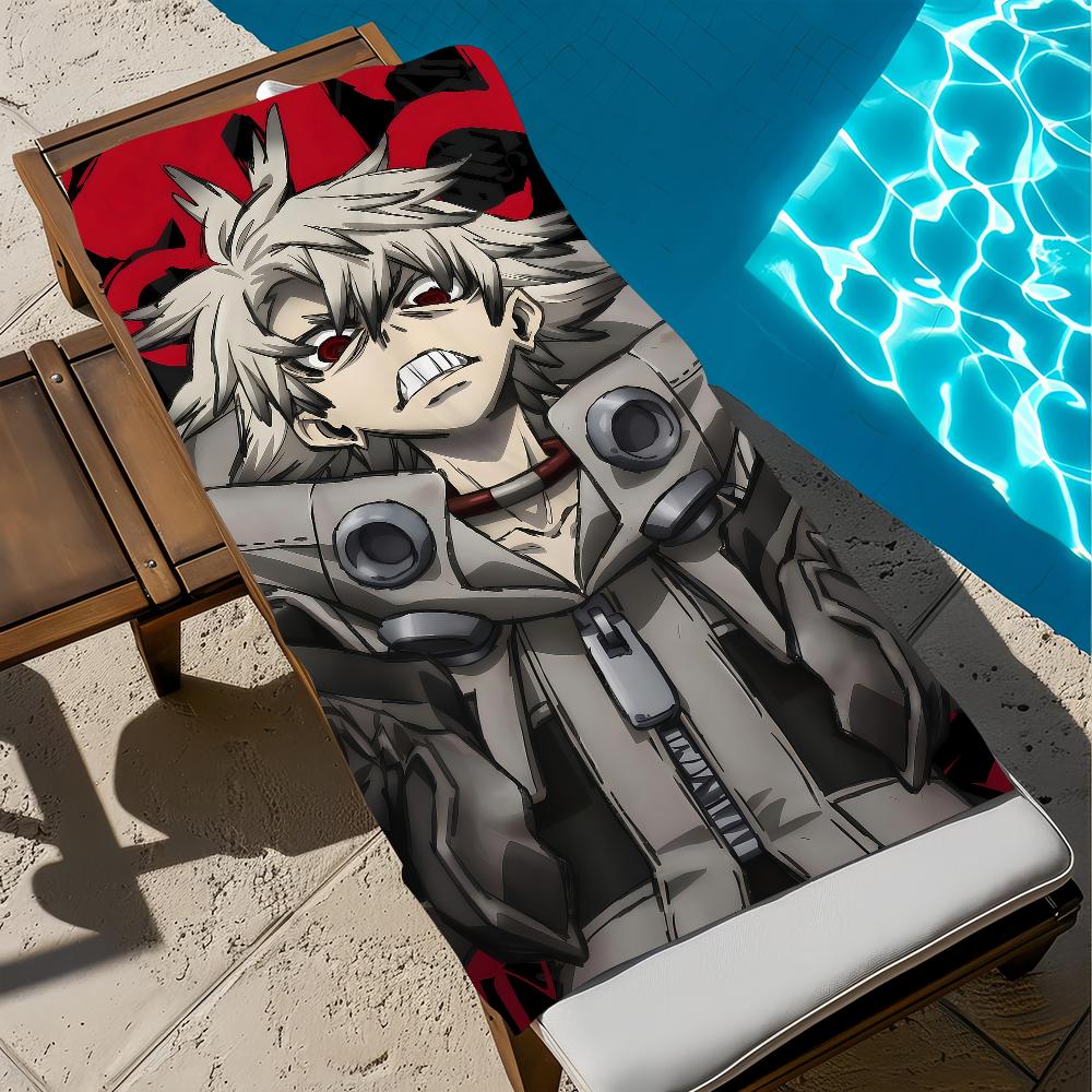 Klassisch heiß Anime Manga cool G-Gachiakuta Handtuch weich Strandhandtücher Reise schwimmen Pool Badehandtuch Fitnessstudio Spa Heim Dekoration Geschenk Urlaub