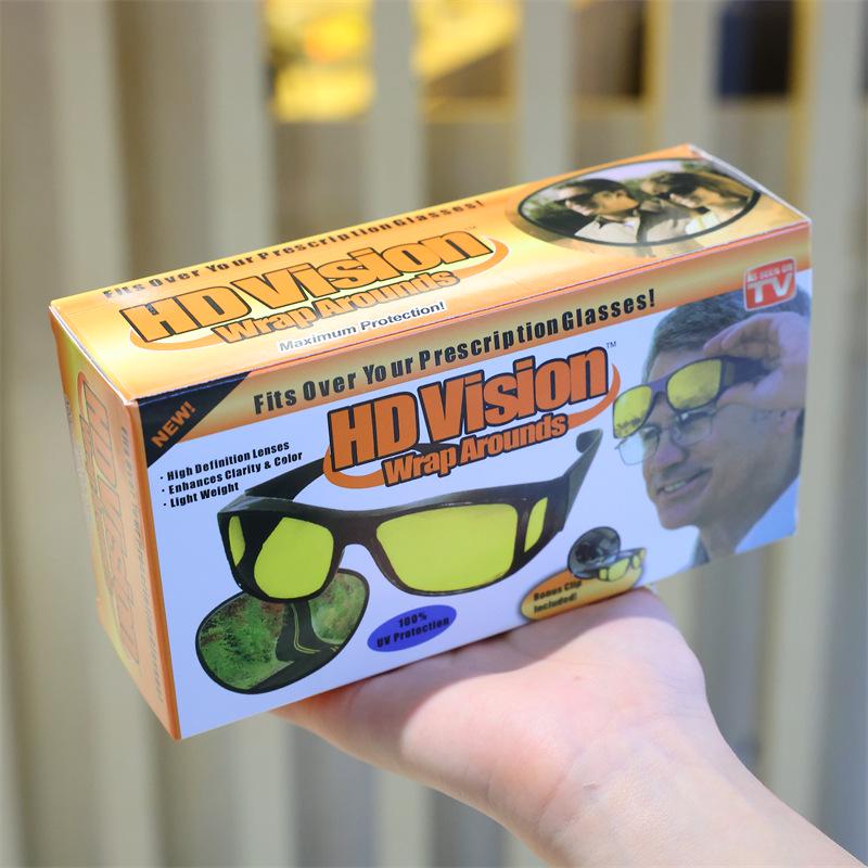 New Anti-Sand Riding Glasses: Night Vision Driving Sunglasses with European and American Style