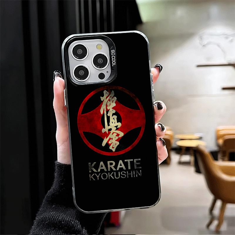 Husă de telefon rezistentă la șocuri Karate Oyama Kyokushin pentru iPhone 17 Air 16 16E 15 Pro Max 14 Plus 13 Mini 12 Capac Spate Anti Cădere Fundas