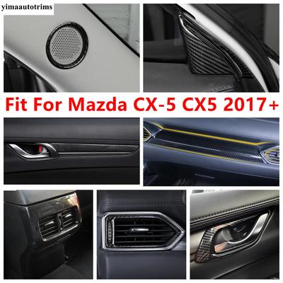 Pillar A Speaker / Handle Bowl / Warning Lamp / Air AC / Dashboard Panel Cover Trim Accessories For Mazda CX-5 CX5 2017 - 2024