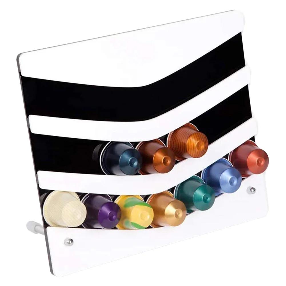 For Coffee Capsules Acrylic Capsule Rack Acrylic Coffee Pod Rack Clutter-free High-quality Acrylic Long-term Use China Mainland