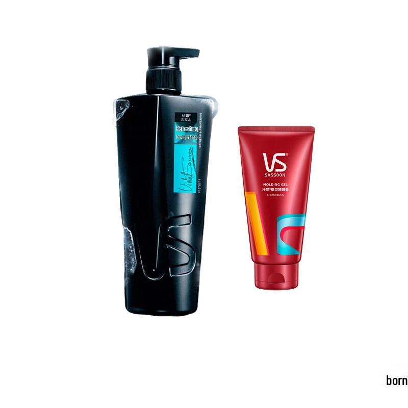 VS Sassoon Men s Refreshing Shampoo & Styling Gel Set