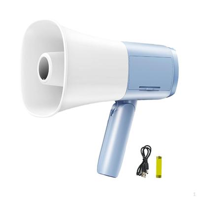 Megaphone Speaker Handheld Amplifier Space Saving Adjustable Volume Bullhorns Loudspeaker