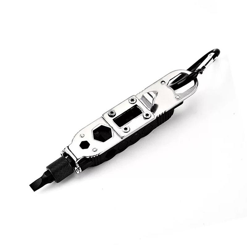 Multifunctional Mini Screwdriver Outdoor Edc Keychain Shape Screwdrivers Portable Steel Repair Tool