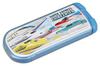 OSK Cutlery Shinkansen with and Made in Sliding Dishwasher Easy to for Children and Elementary School Set, Design, Pull-Lid Trio, Chopsticks, Spoon,