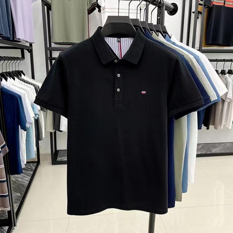 Men's 2026 Summer Casual Polo with Turn-Down Collar - Short-Sleeve Shirt