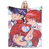 Japanese Anime Ranma Saotome Blanket Flannel Spring/Autumn  Breathable Super Soft Throw Blanket for Bedding Couch Rug Piece
