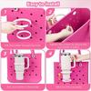 Cup Holder For Bogg Bag Adjustable Plastic Water Bottle Holder For Beach Tote Bag 30/40 Ounces Plug-in Drink Holder